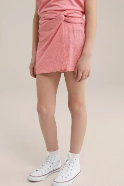 Meisjes seersucker skort
