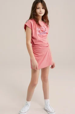 Meisjes seersucker skort