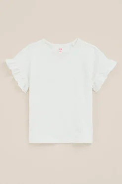 Meisjes seersucker T-shirt