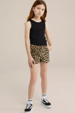 Meisjes short met dessin