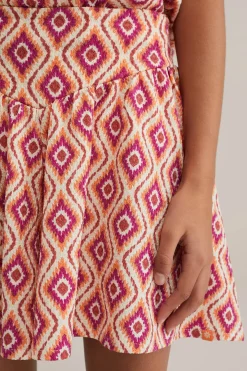 Meisjes short met dessin