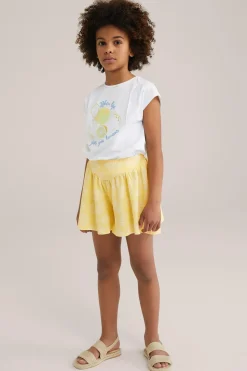 Meisjes short met dessin