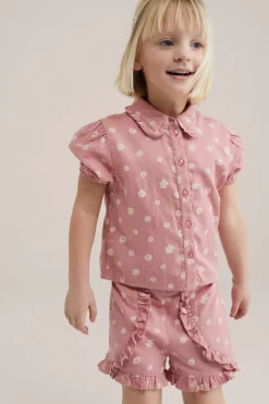 Meisjes short met dessin