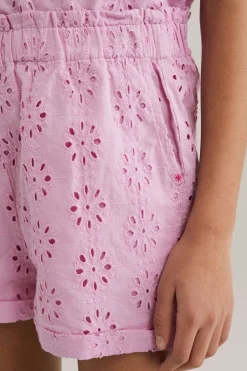Meisjes short met embroidery