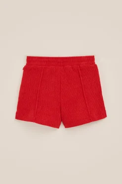 Meisjes short met structuur