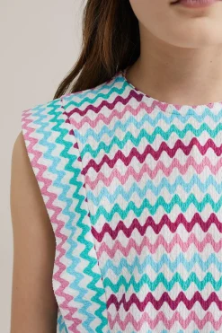 Meisjes singlet met dessin