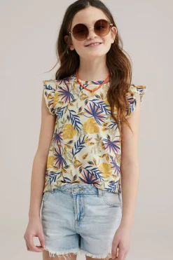 Meisjes singlet met dessin