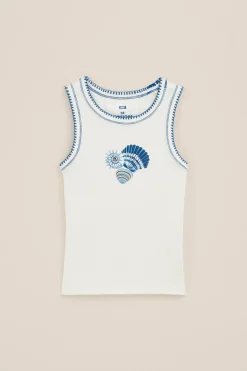 Meisjes singlet met opdruk