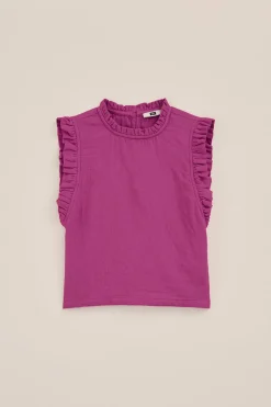 Meisjes singlet met volants