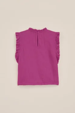 Meisjes singlet met volants