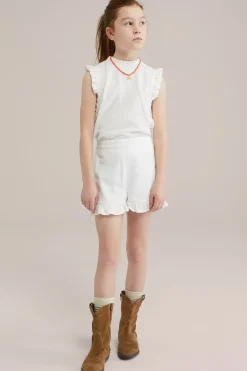 Meisjes singlet met volants