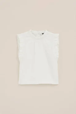 Meisjes singlet met volants