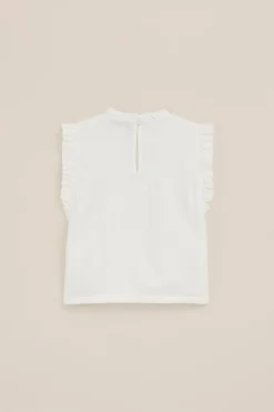 Meisjes singlet met volants