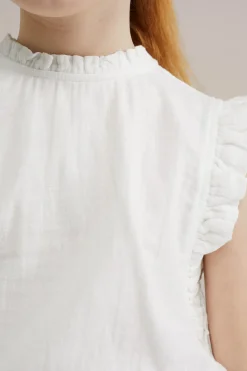 Meisjes singlet met volants