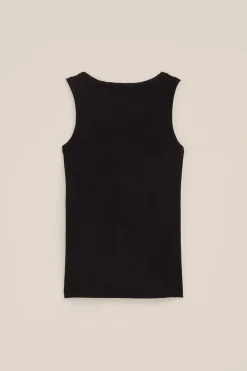 Meisjes singlet van ribstof