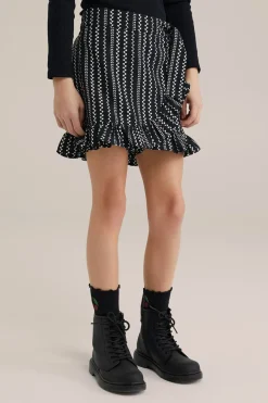 Meisjes skort met dessin
