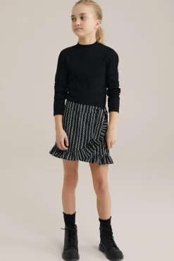 Meisjes skort met dessin