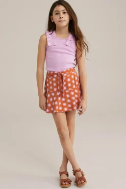 Meisjes skort met dessin