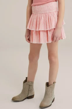 Meisjes skort met dessin