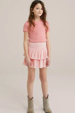 Meisjes skort met dessin