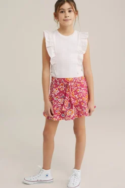Meisjes skort met dessin