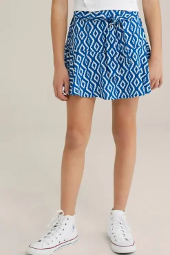Meisjes skort met dessin