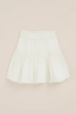 Meisjes skort met embroidery