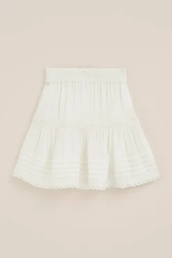 Meisjes skort met embroidery