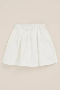 Meisjes skort met embroidery