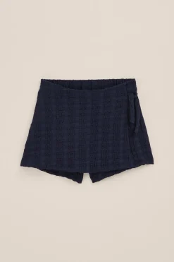 Meisjes skort met structuur