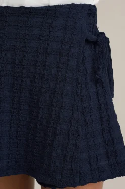 Meisjes skort met structuur
