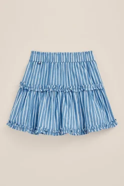 Meisjes skort met structuur