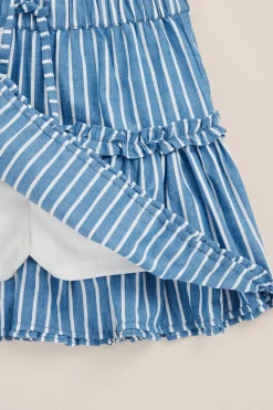 Meisjes skort met structuur