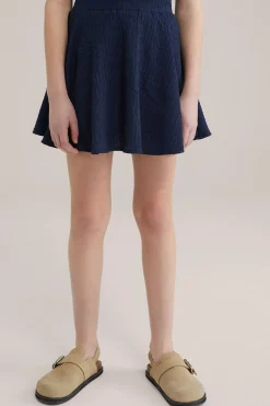 Meisjes skort met structuur