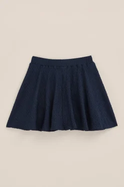 Meisjes skort met structuur