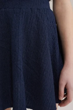 Meisjes skort met structuur