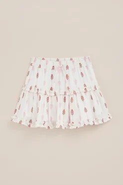 Meisjes skort met structuur