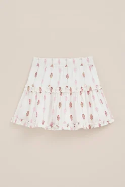 Meisjes skort met structuur