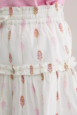 Meisjes skort met structuur