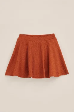 Meisjes skort met structuur