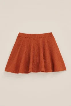 Meisjes skort met structuur