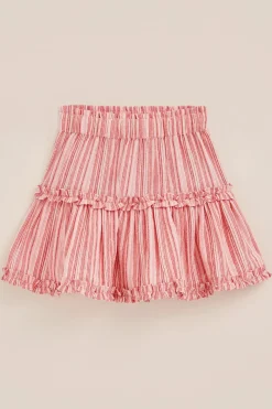 Meisjes skort met structuur