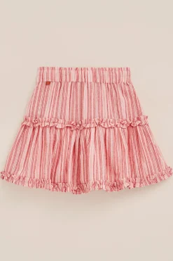 Meisjes skort met structuur