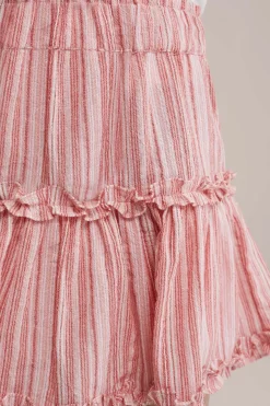 Meisjes skort met structuur