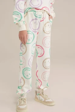 Meisjes SmileyWorld&reg; joggingbroek met dessin