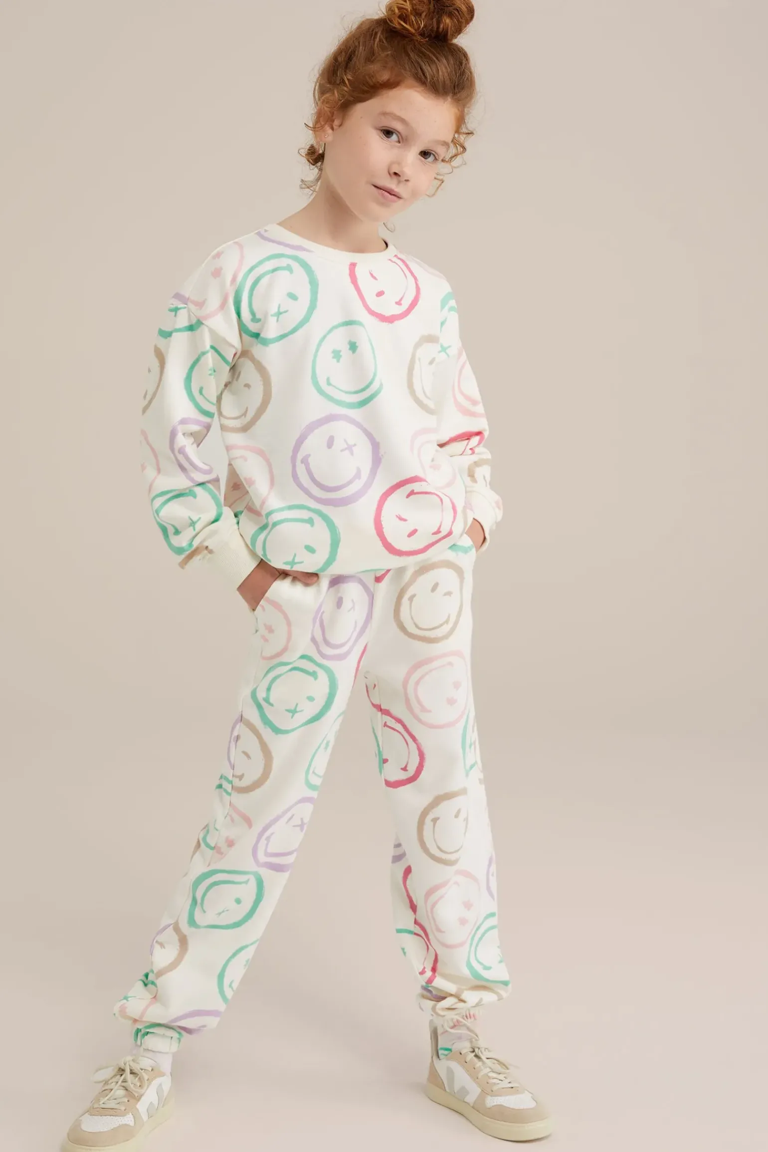 Meisjes SmileyWorld® joggingbroek met dessin