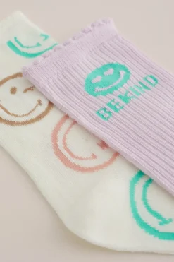 Meisjes SmileyWorld&reg; sokken met dessin
