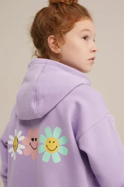 Meisjes SmileyWorld® sweatjurk met opdruk