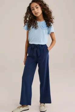 Meisjes straight fit broek