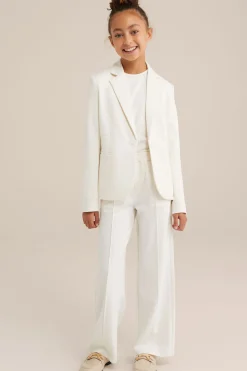 Meisjes straight fit broek